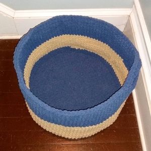 Hand Crafted Storage & Organization - Decorative Crocheted Basket Hand Crafted Storage & Organization - Decorative Crocheted Basket